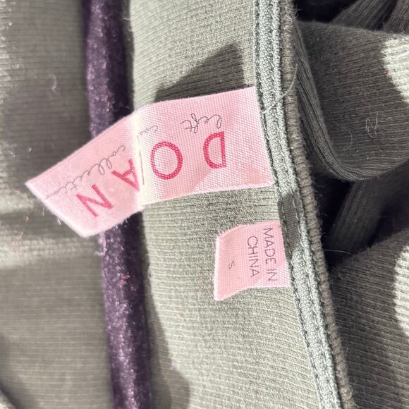 Anthropologie Dolan Lace Puff-Sleeve Top Holly Green Small Romantic Blouse - Picture 5 of 5